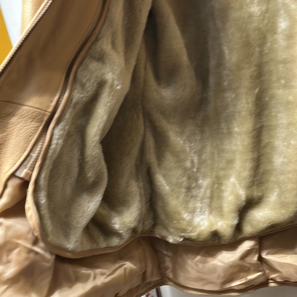 NWT:   Mens Leather jacket with removable liner - Picture 2 of 5